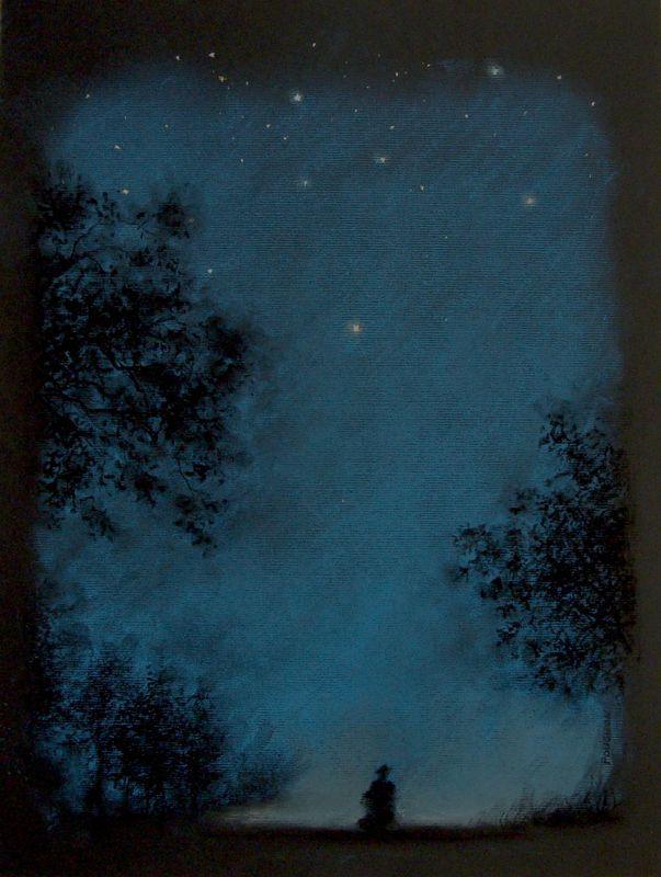 Pastel sec, 30 x 40 cm, 2008, Xavier POUGNON