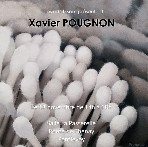 Affiche exposition Xavier POUGNON à Pontlevoy